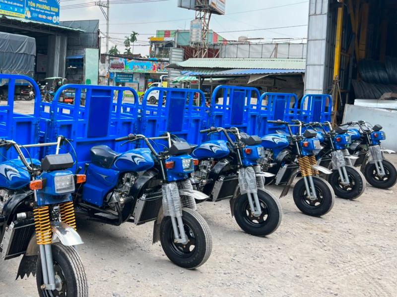 Xưởng xe lôi Tiến Phát bán xe điện ba bánh chở gạch giá tốt, đa dạng mẫu mã, tải trọng