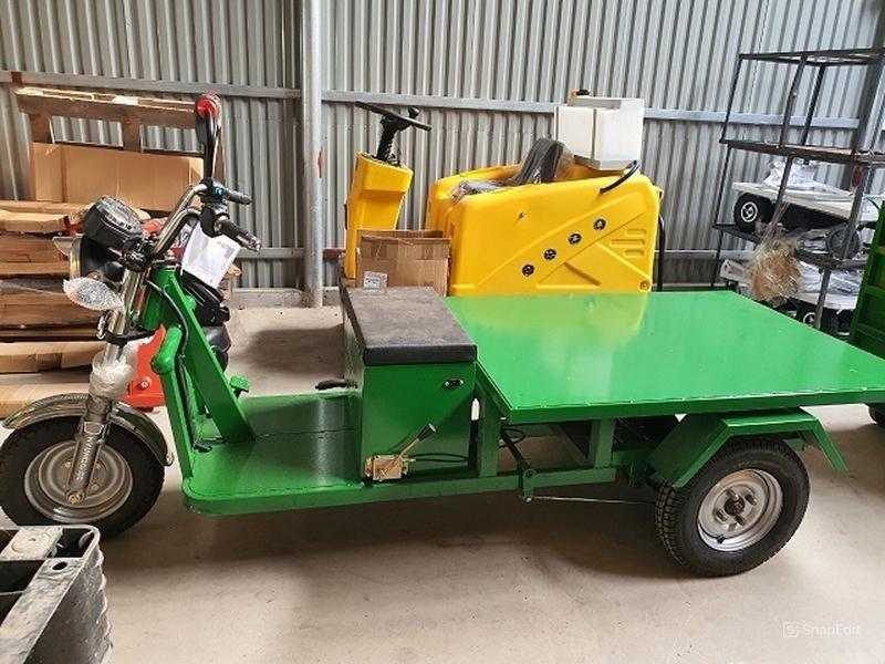 Xe điện ba bánh chở gạch mẫu 3