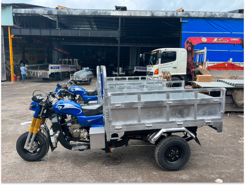 Xưởng sản xuất xe ba gác tại Bạc Liêu - Tiến Phát, uy tín, chất lượng