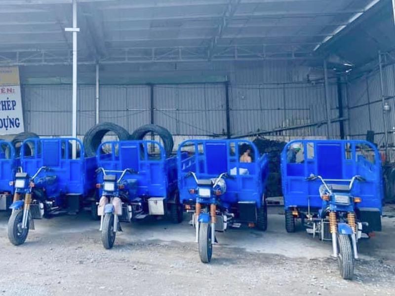 Xưởng xe lôi Tiến Phát bán pô và cổ pô chất lượng