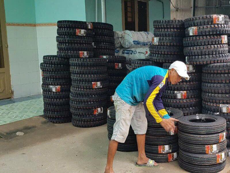 Mua vỏ sau DRC 500-12 chất lượng, bền, giá ưu đãi - Xưởng xe lôi Tiến Phát