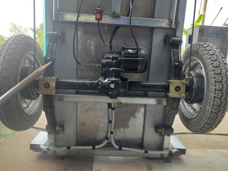 Kết cấu cầu cơ 5 lỗ xe 3 gác