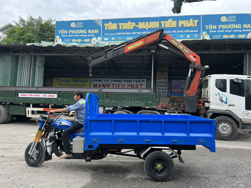 Xưởng xe lôi Tiến Phát cung ứng dè chắn bùn sau chính hãng, giá rẻ