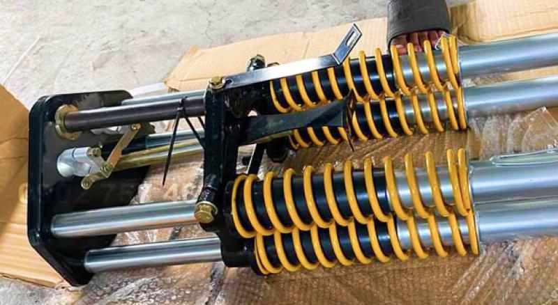 Phuộc 4 cây dùng cho xe ba gác