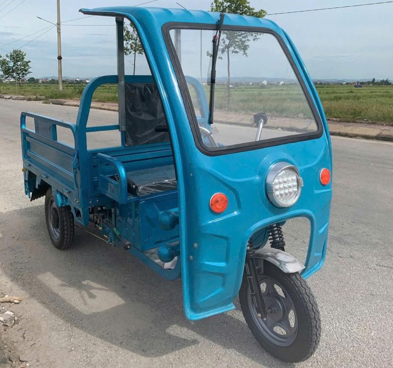 Cấu tạo xe ba bánh điện có mái che