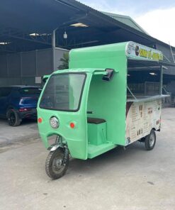 Xe ba bánh điện bán hàng rong mẫu số 1