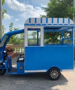 Xe ba bánh điện bán hàng rong mẫu số 2