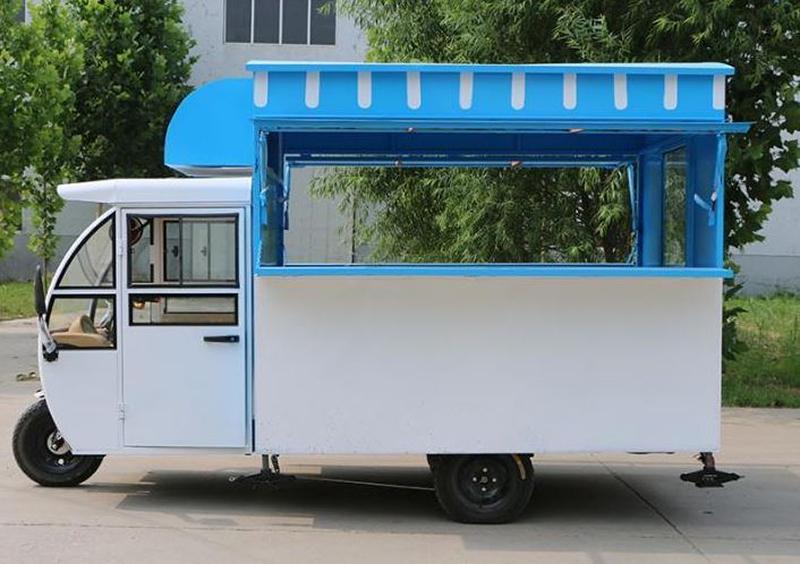 Xe ba bánh điện bán hàng rong mẫu số 5