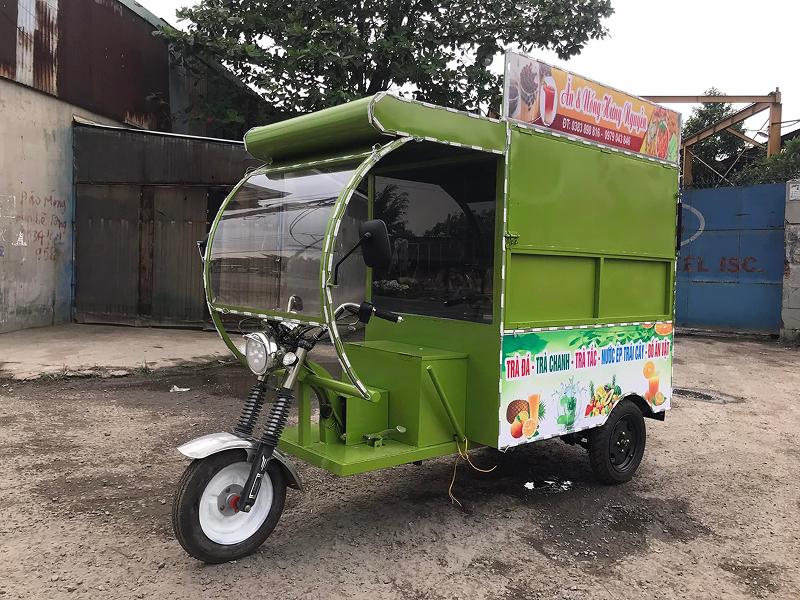Xe ba bánh điện bán hàng rong