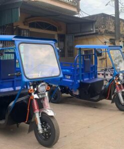 Xe ba gác điện có mái che mẫu sô 3