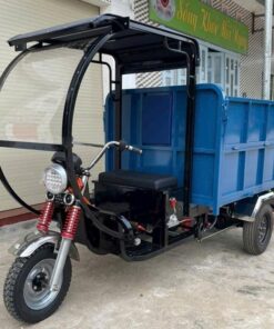 Xe ba gác điện có mái che mẫu sô 4