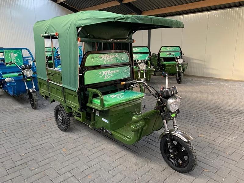 Xe ba gác điện có mái che mẫu sô 5