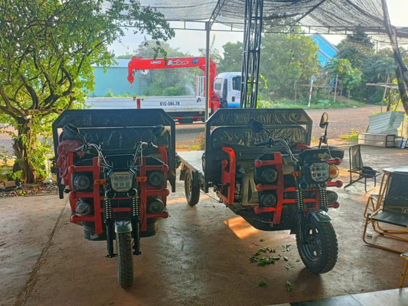 Xưởng xe lôi Tiến Phát giao xe ba gác điện tận nhà cho khách tại Đồng Nai