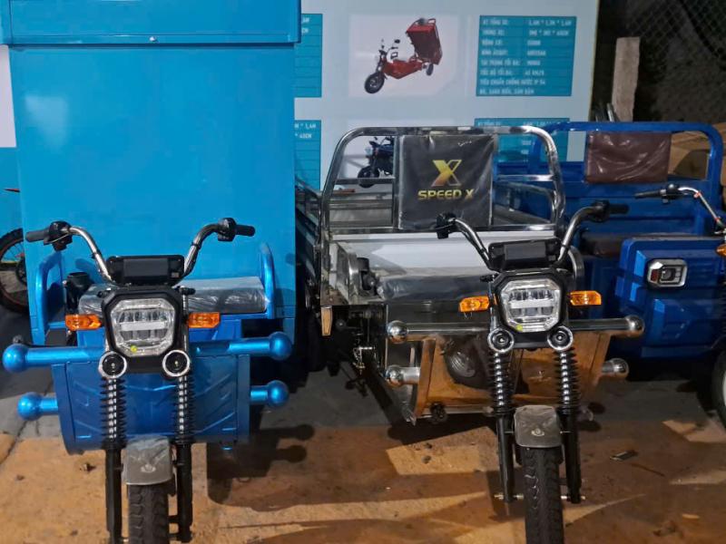 Xưởng xe ba bánh điện tại TP. Cần Thơ - Tiến Phát cung cấp xe chất lượng, giá tốt, đa dạng tải trọng, kiểu dáng